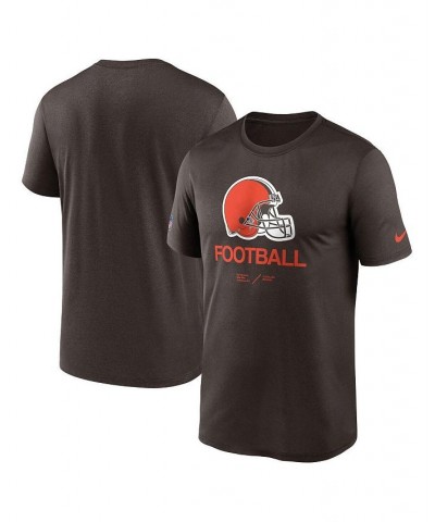 Men's Brown Cleveland Browns Infographic Performance T-shirt $20.50 T-Shirts