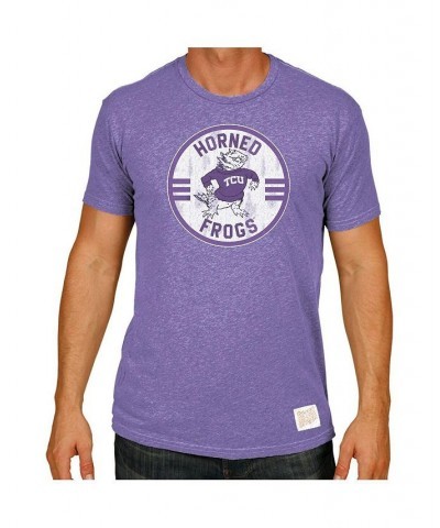 Men's Purple TCU Horned Frogs Big and Tall Mock Twist T-shirt $20.00 T-Shirts