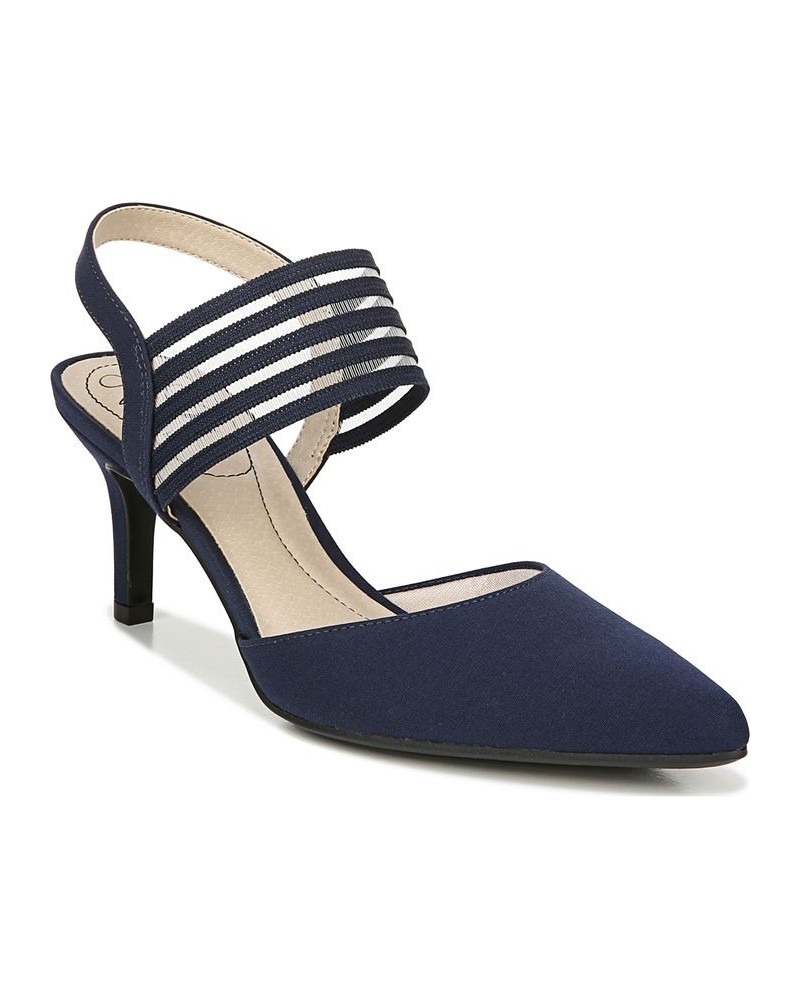 Sanya Slingback Pumps Blue $38.40 Shoes