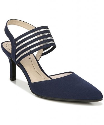 Sanya Slingback Pumps Blue $38.40 Shoes