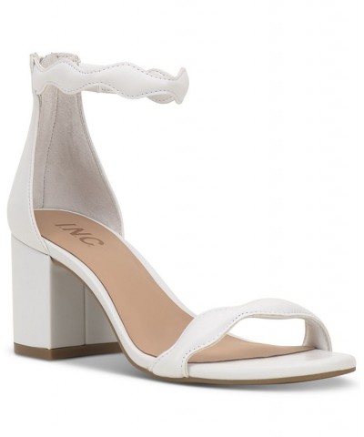 Women's Sollisa Scallop Sandals White $39.38 Shoes