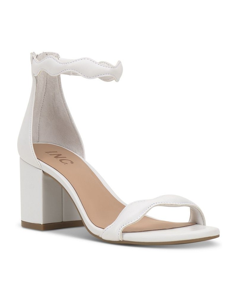 Women's Sollisa Scallop Sandals White $39.38 Shoes