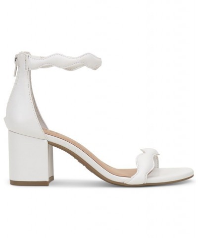 Women's Sollisa Scallop Sandals White $39.38 Shoes