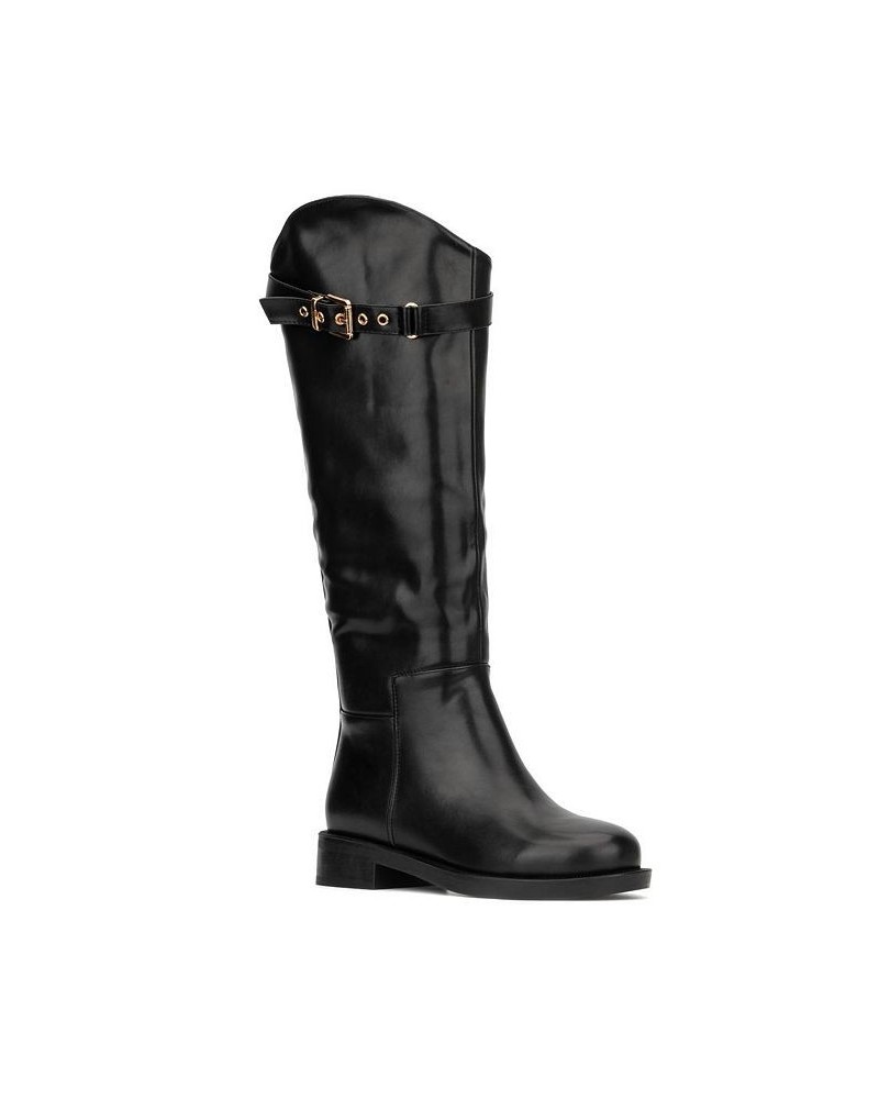 Women's Antonella Tall Boot Black $32.08 Shoes