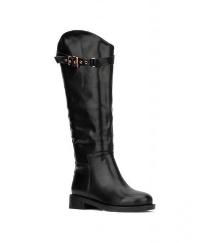 Women's Antonella Tall Boot Black $32.08 Shoes