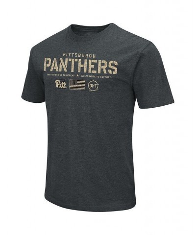 Men's Heathered Black Pitt Panthers OHT Military-Inspired Appreciation Flag 2.0 T-shirt $26.54 T-Shirts