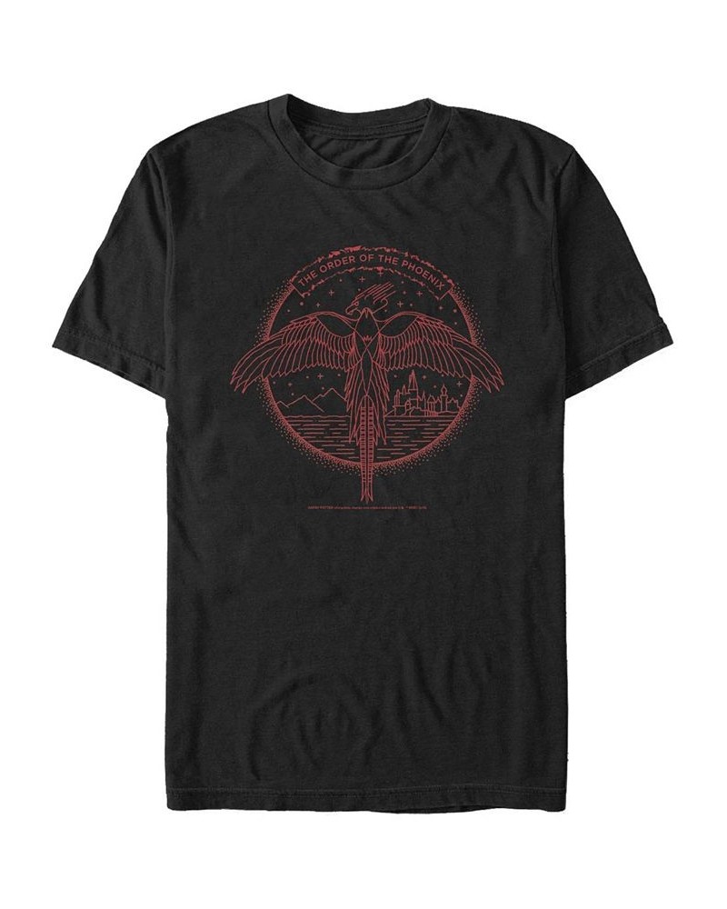 Harry Potter Men's The Order of The Phoenix Deathly Hallows Short Sleeve T-Shirt $17.50 T-Shirts