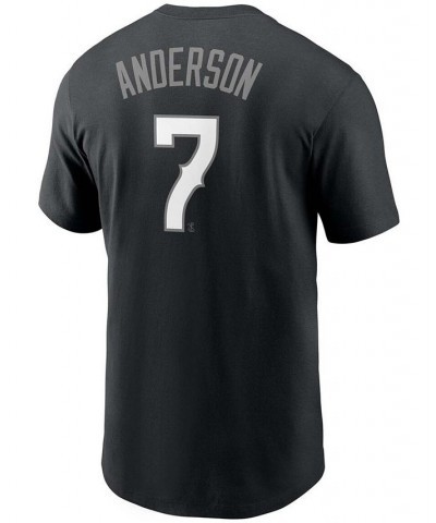 Men's Tim Anderson Black Chicago White Sox 2021 City Connect Name Number T-shirt $21.99 T-Shirts