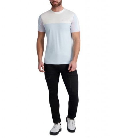 Men's Slim-Fit Colorblocked T-Shirt Blue $38.27 T-Shirts