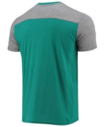 Men's Aqua, Gray Miami Dolphins Field Goal Slub T-shirt $28.59 T-Shirts