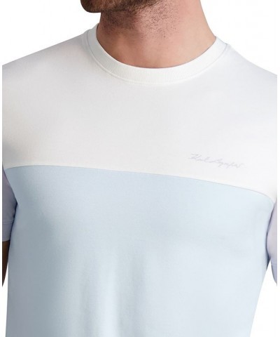 Men's Slim-Fit Colorblocked T-Shirt Blue $38.27 T-Shirts