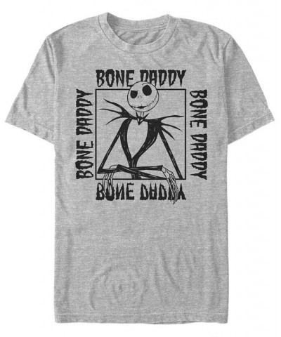 Men's Bone Daddy Short Sleeve T-Shirt Gray $15.40 T-Shirts