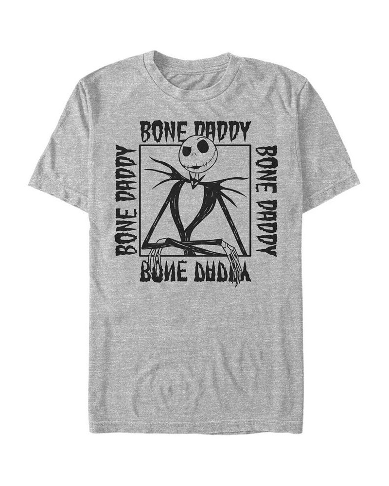 Men's Bone Daddy Short Sleeve T-Shirt Gray $15.40 T-Shirts