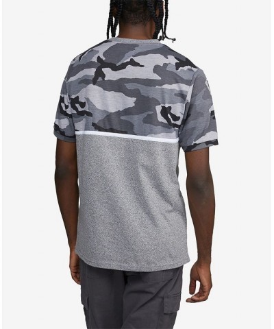 Men's Big and Tall Short Sleeve Future Rok T-shirt Gray $32.48 T-Shirts