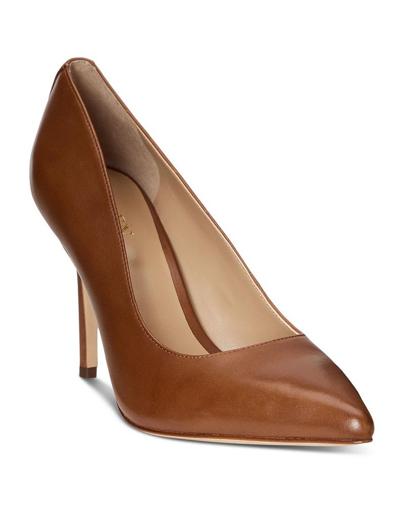 Women's Lindella II Pointed-Toe Pumps Tan/Beige $74.40 Shoes