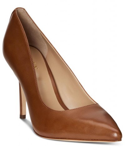 Women's Lindella II Pointed-Toe Pumps Tan/Beige $74.40 Shoes