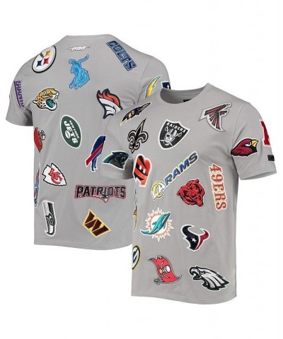 Men's Gray Nfl League Wordmark T-shirt $52.50 T-Shirts