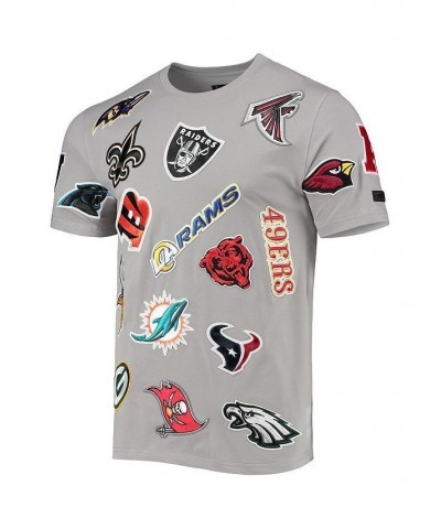 Men's Gray Nfl League Wordmark T-shirt $52.50 T-Shirts