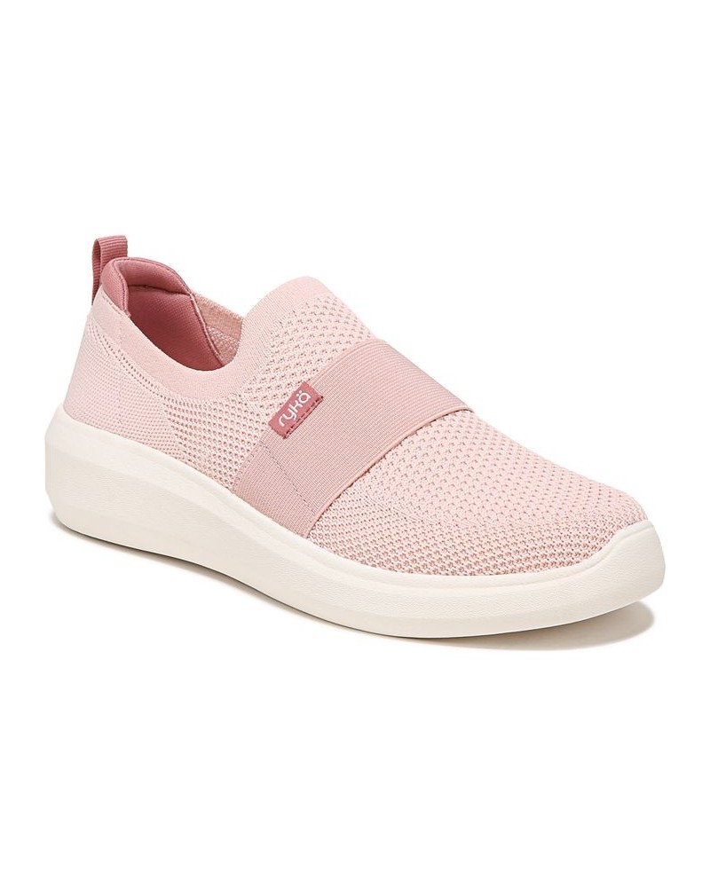 Women's Astrid Knit Slip-ons Pink $44.10 Shoes