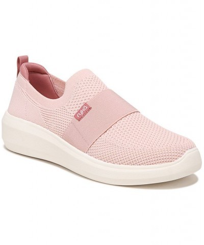 Women's Astrid Knit Slip-ons Pink $44.10 Shoes