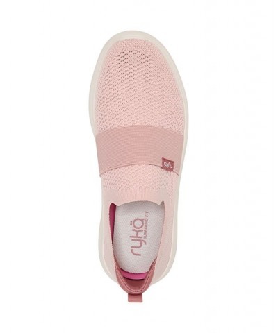 Women's Astrid Knit Slip-ons Pink $44.10 Shoes