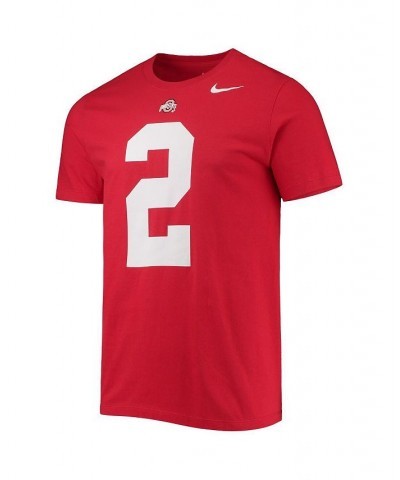 Men's Chris Olave Scarlet Ohio State Buckeyes 2022 NFL Draft Name and Number T-shirt $21.19 T-Shirts