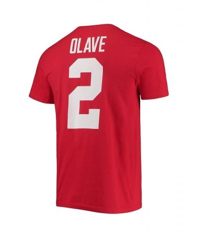 Men's Chris Olave Scarlet Ohio State Buckeyes 2022 NFL Draft Name and Number T-shirt $21.19 T-Shirts