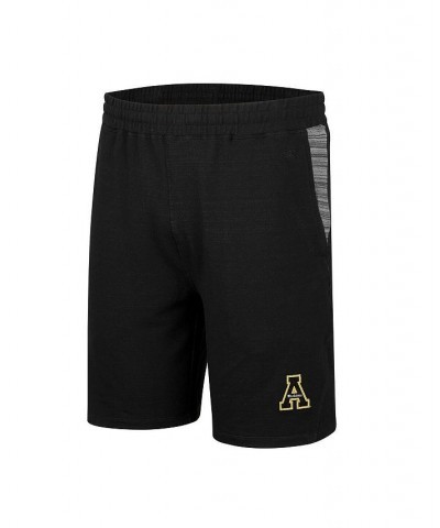 Men's Black Appalachian State Mountaineers Wild Party Shorts $23.59 Shorts