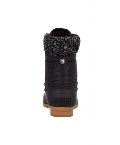 Women's Rainah Duck Booties Black $26.46 Shoes