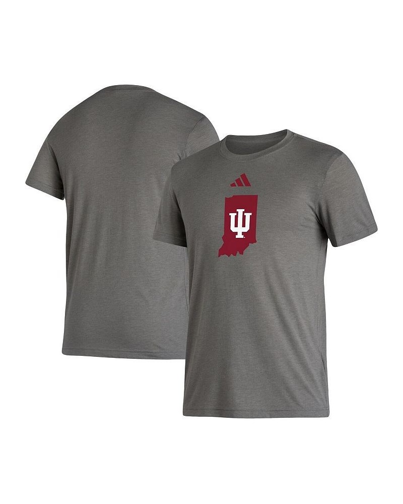 Men's Heather Gray Indiana Hoosiers Modern Classic Tri-Blend T-shirt $22.94 T-Shirts