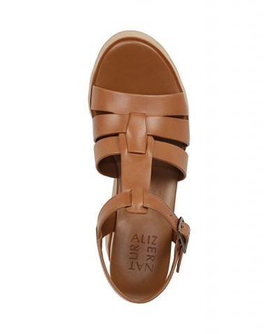 Barrett Wedge Sandals Brown $69.60 Shoes