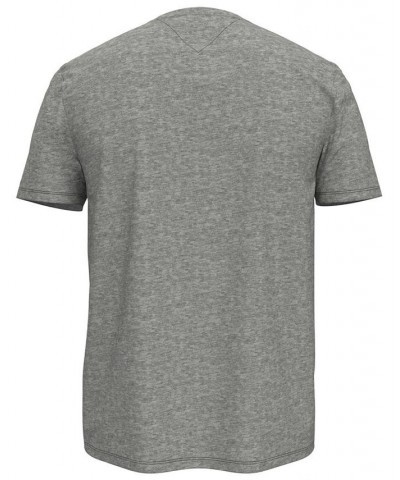 Tommy Hilfiger Men's Lock Up Logo Graphic T-Shirt Gray $22.54 T-Shirts