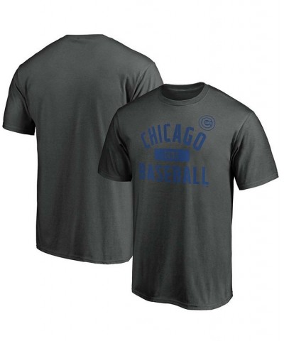 Men's Charcoal Chicago Cubs Iconic Primary Pill T-shirt $23.59 T-Shirts