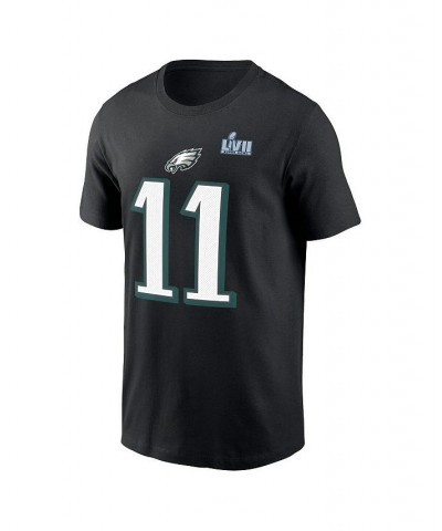 Men's A.J. Brown Black Philadelphia Eagles Super Bowl LVII Name and Number T-shirt $21.84 T-Shirts