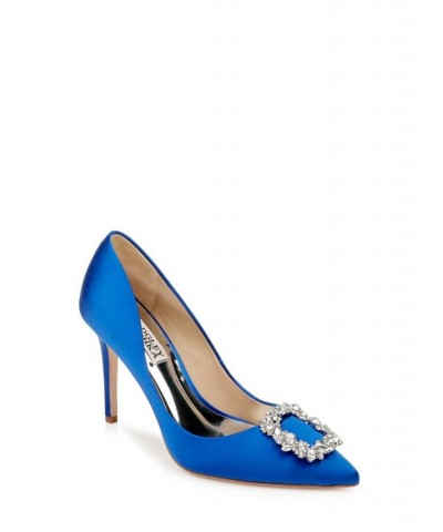 Women's Cher Evening Pumps Blue $95.55 Shoes