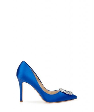 Women's Cher Evening Pumps Blue $95.55 Shoes