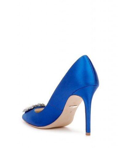 Women's Cher Evening Pumps Blue $95.55 Shoes