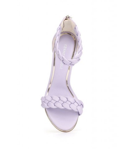 Women's Brooke 95 Braid Dress Sandals Purple $53.20 Shoes