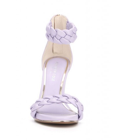 Women's Brooke 95 Braid Dress Sandals Purple $53.20 Shoes