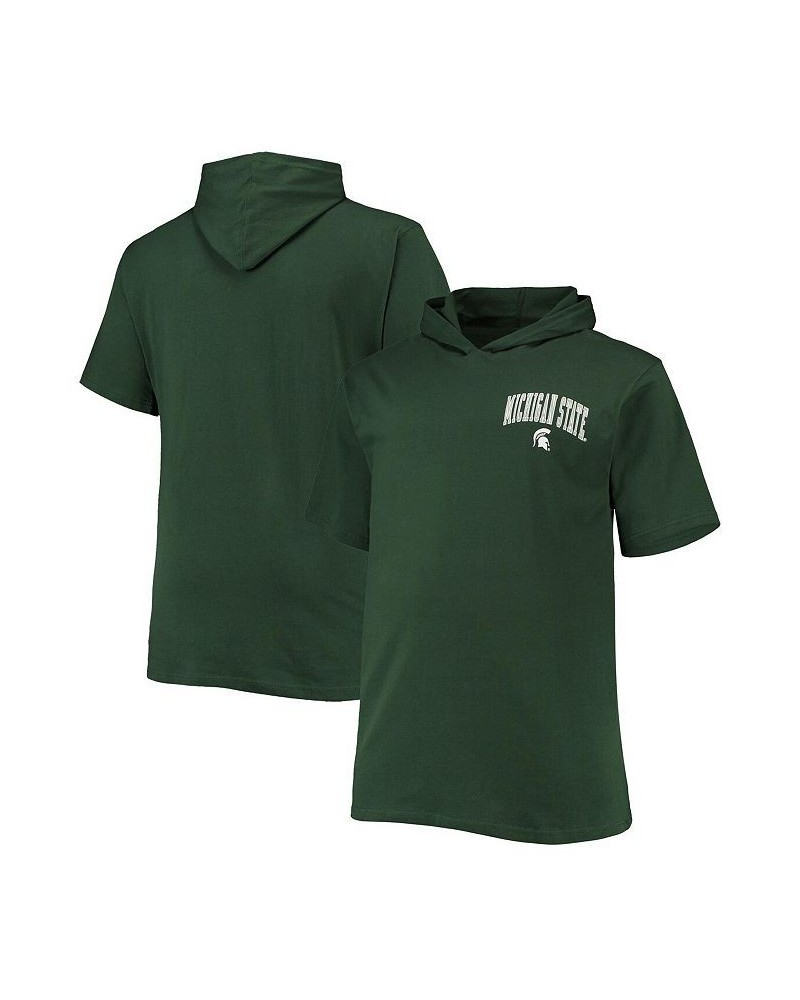 Men's Green Michigan State Spartans Big and Tall Team Hoodie T-shirt $22.50 T-Shirts