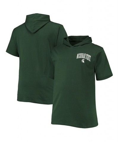 Men's Green Michigan State Spartans Big and Tall Team Hoodie T-shirt $22.50 T-Shirts