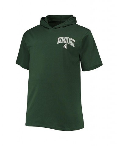 Men's Green Michigan State Spartans Big and Tall Team Hoodie T-shirt $22.50 T-Shirts