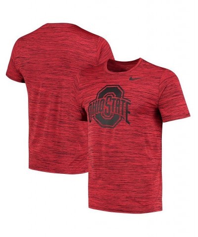 Men's Scarlet Ohio State Buckeyes Tonal Velocity Legend Performance T-shirt $30.24 T-Shirts