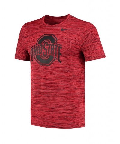 Men's Scarlet Ohio State Buckeyes Tonal Velocity Legend Performance T-shirt $30.24 T-Shirts