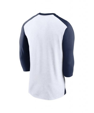 Men's White, Navy New York Yankees Rewind 3/4-Sleeve T-shirt $27.50 T-Shirts