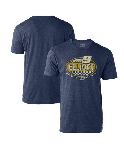 Men's Heathered Navy Chase Elliott Vintage-Like Rookie T-shirt $19.59 T-Shirts