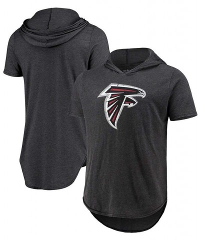 Men's Black Atlanta Falcons Primary Logo Tri-Blend Hoodie T-shirt $27.72 T-Shirts