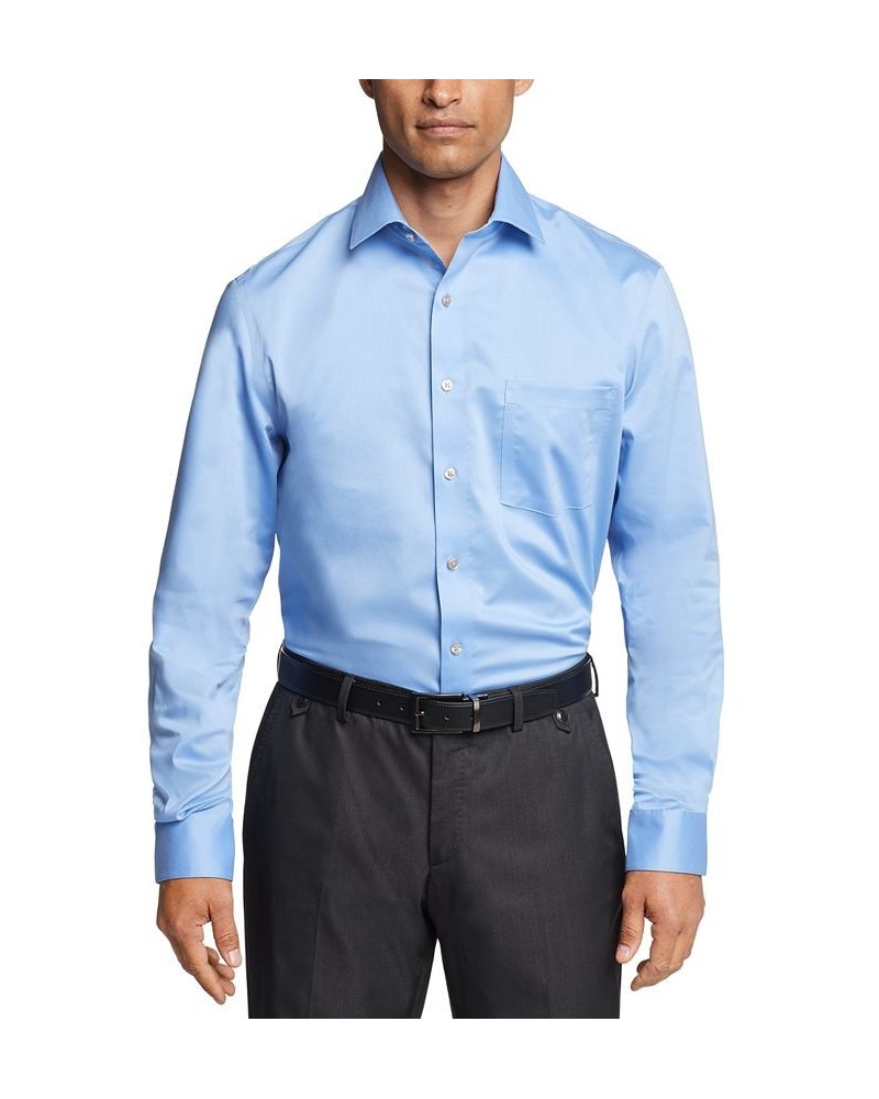 Men's Regular-Fit Ultraflex Dress Shirt Blue $32.25 Dress Shirts