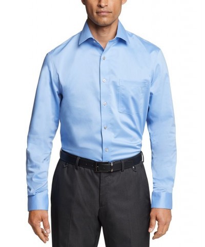 Men's Regular-Fit Ultraflex Dress Shirt Blue $32.25 Dress Shirts