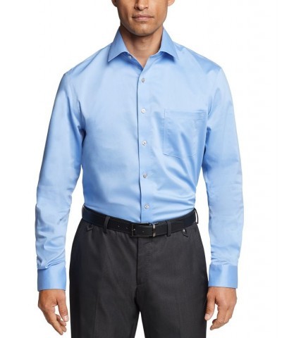 Men's Regular-Fit Ultraflex Dress Shirt Blue $32.25 Dress Shirts